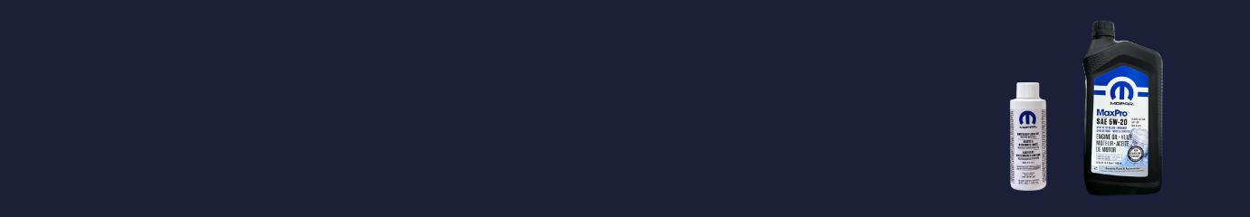 Motorolja, axelolja, växellådsolja, kylarvätska och bromsvätska för Mopar-bilar. Vi har flera alternativ, både i original och som eftermarknad för RAM, Dodge, Jeep och Chrysler.