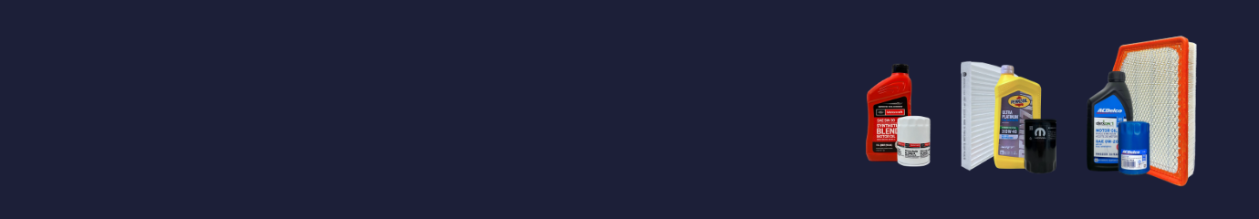 Servicepaket för Mopar, GM och Ford i olika utformningar. Paketen innehåller motorolja, oljefilter, kupéfilter & luftfilter i original för din amerikanska bil.