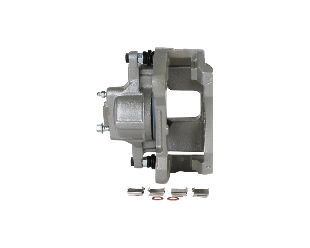 Främre bromsok för vänster sida med artikelnummer 18-B5484 från Cardone. Passar till Jeep Wrangler JK.