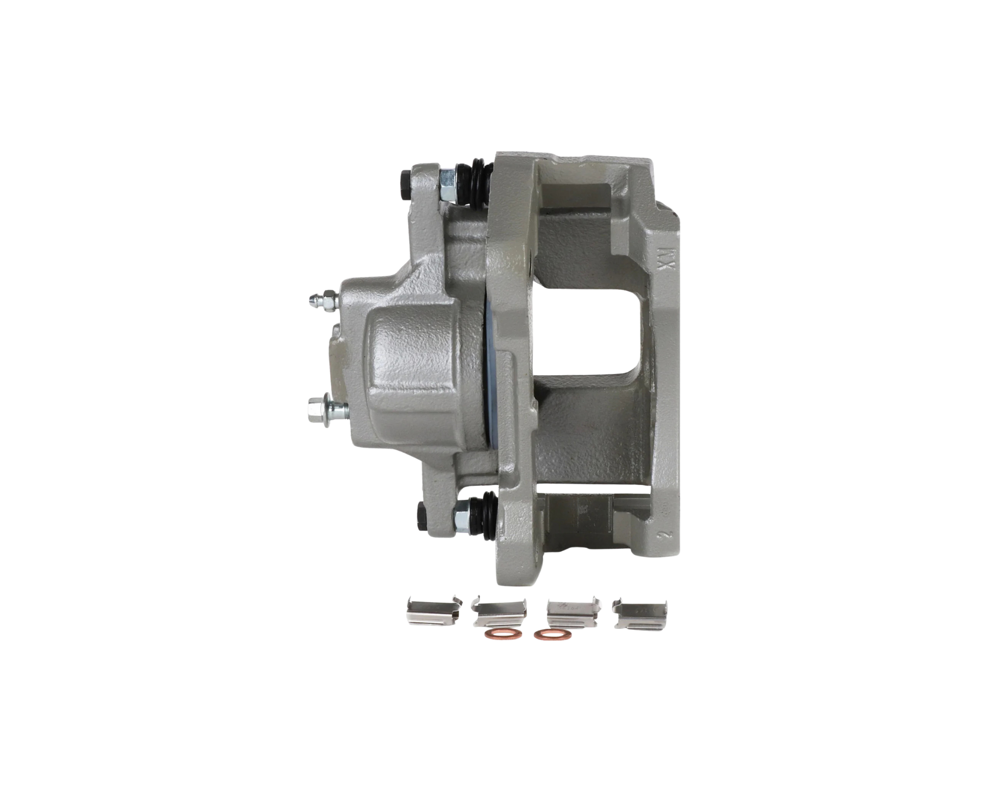 Främre bromsok för vänster sida med artikelnummer 18-B5484 från Cardone. Passar till Jeep Wrangler JK.