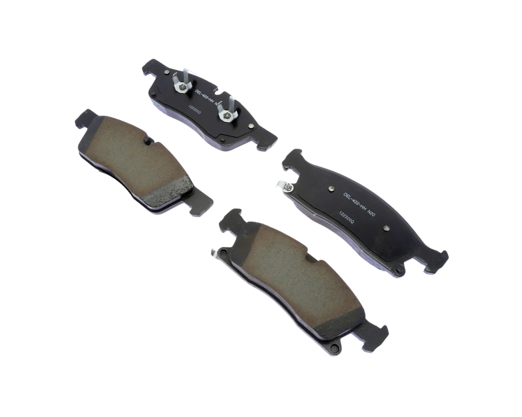 Främre bromsbelägg från ACDelco med artikelnummer 19428186. Passar till din Dodge Durango & Jeep Grand Cherokee.