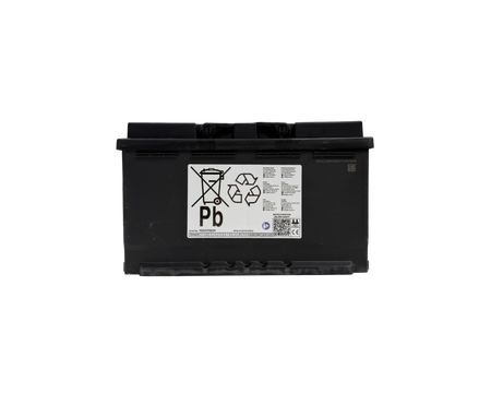 AGM-Batteri från Yuasa med artikelnummer 422YBX9115. Passar till bilar med start-stop-funktion.