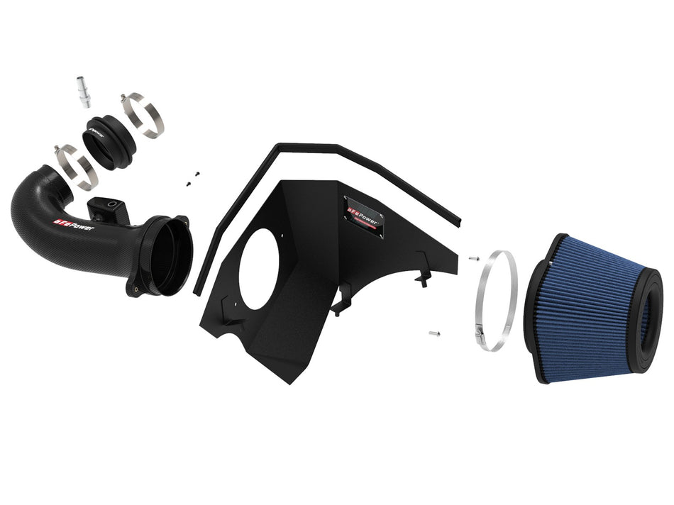 Track Series Carbon Fiber Cold Air Intake System w/Pro 5R Filter