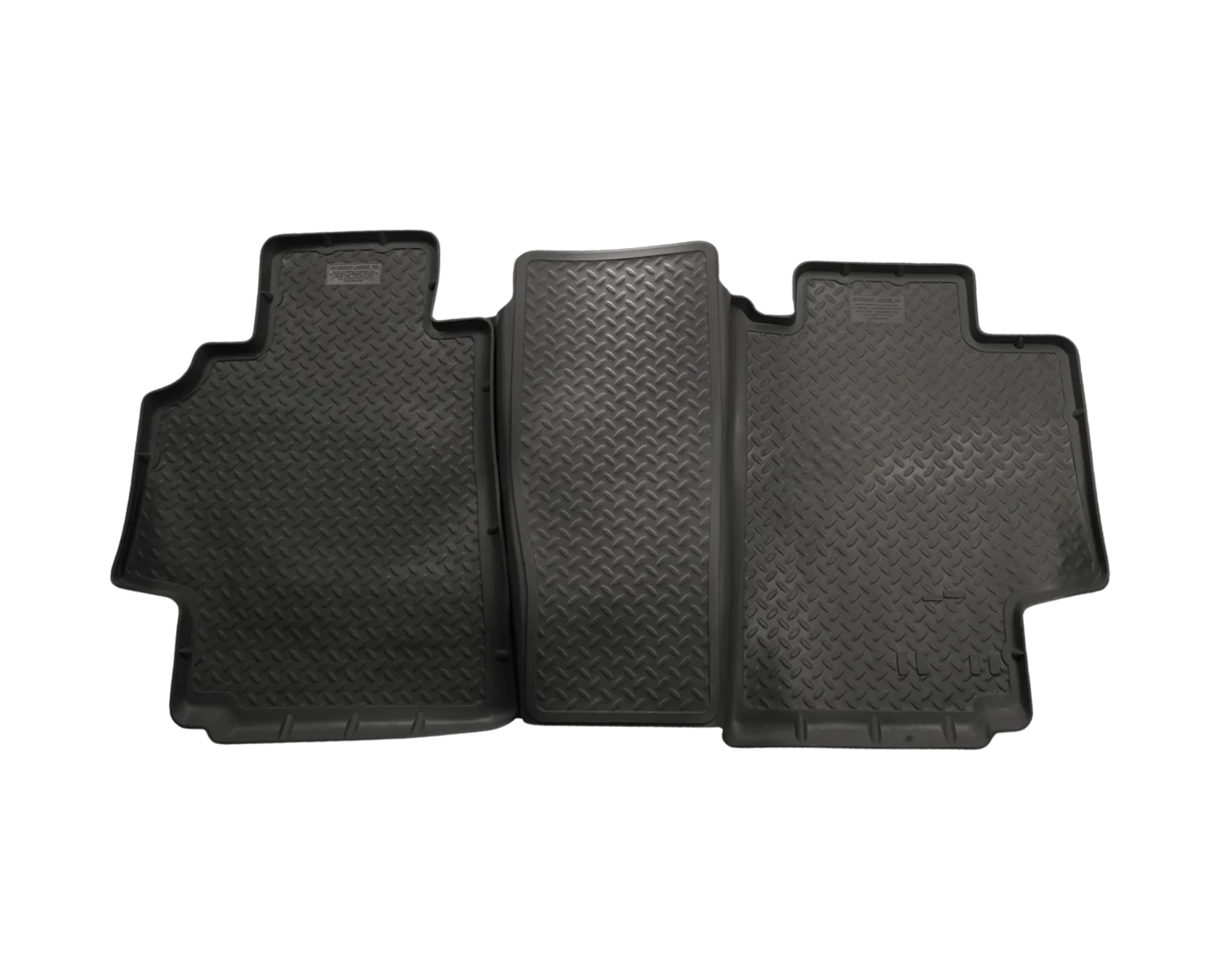 Komplett kit med bakre golvmattor med artikelnummer 61711 från Husky Liners. Passar till RAM 1500, 2500 & 3500m Quad Cab.