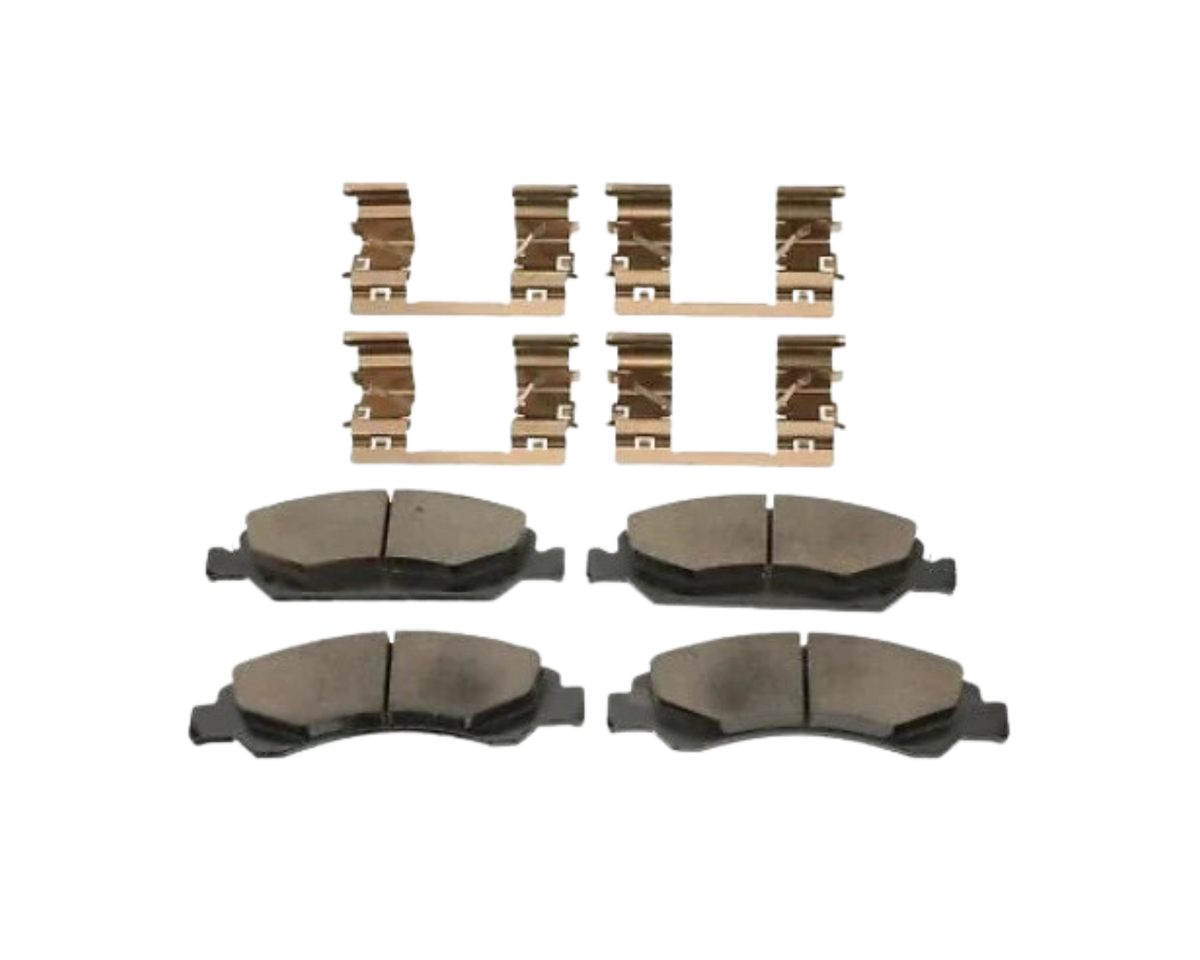 Främre bromsbelägg i original från GM (ACDelco) till din Silverado, Suburban, Tahoe, Escalade, Sierra & Yukon. 