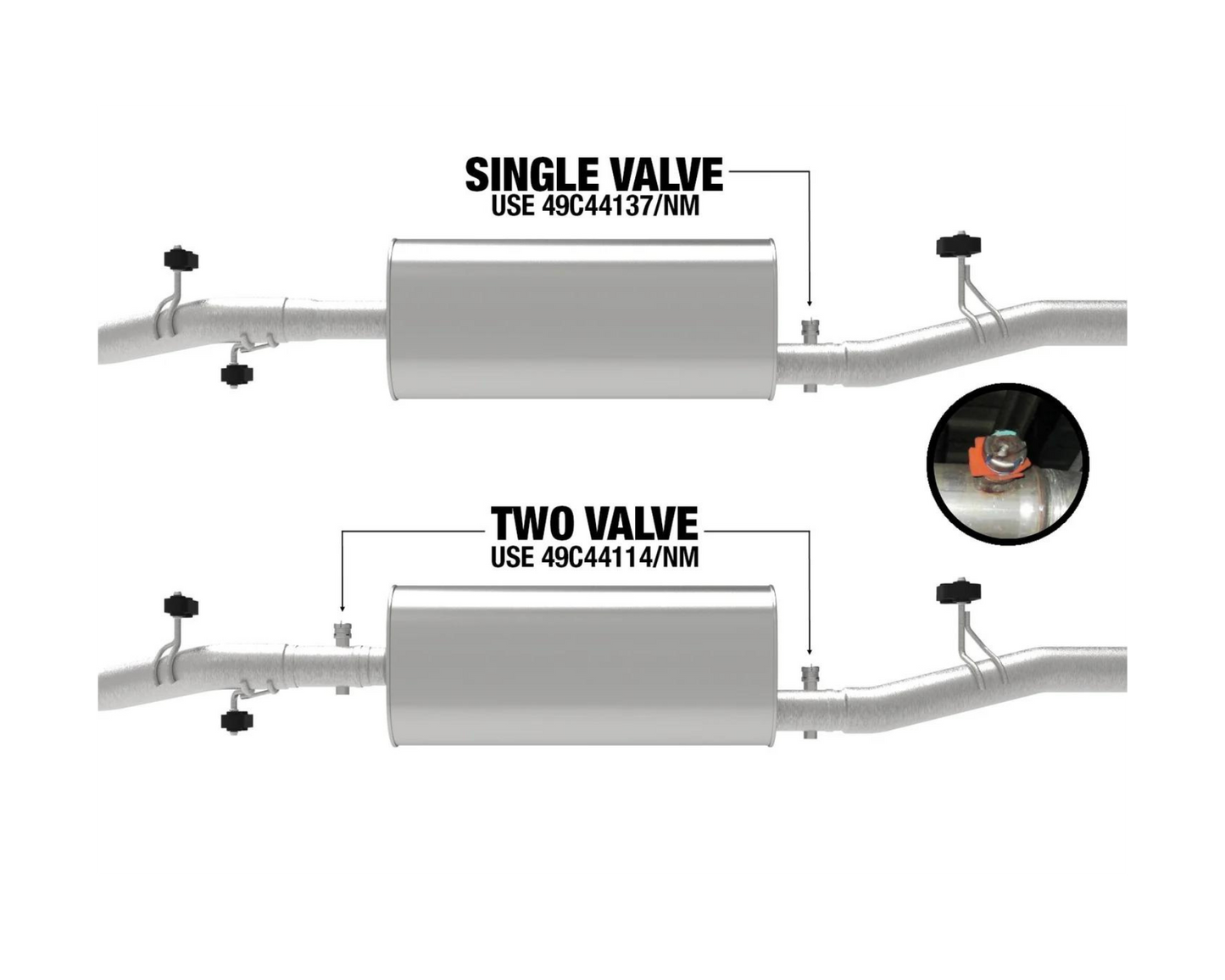 Avgassystem - Ersättningsrör - Silverado/Sierra 6.2 L