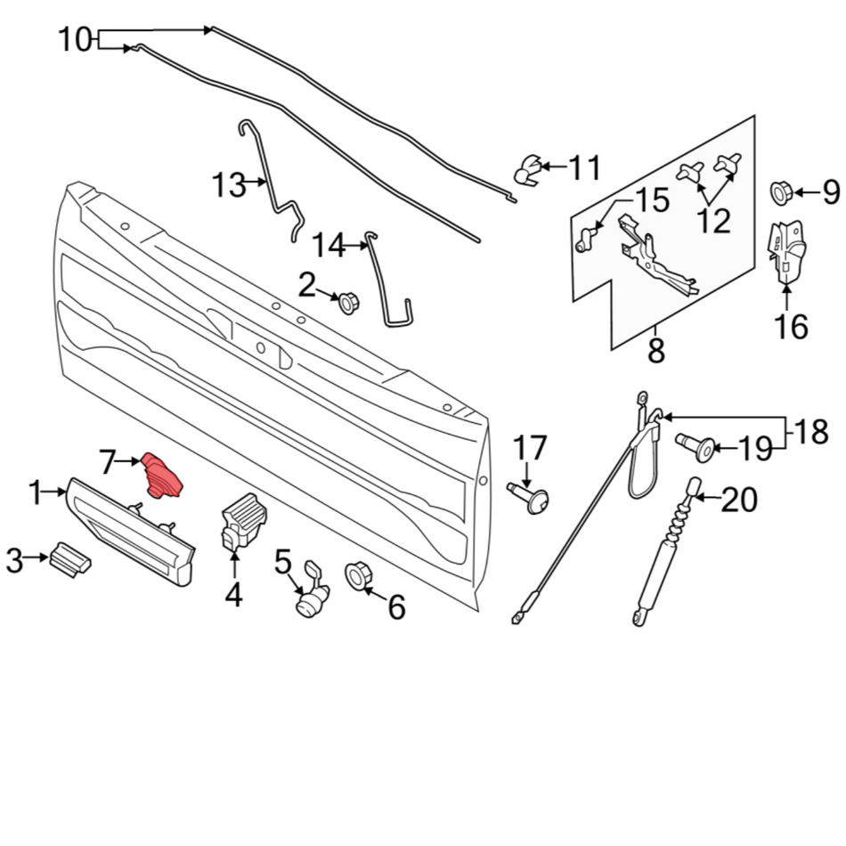 Parkeringskamera - FORD