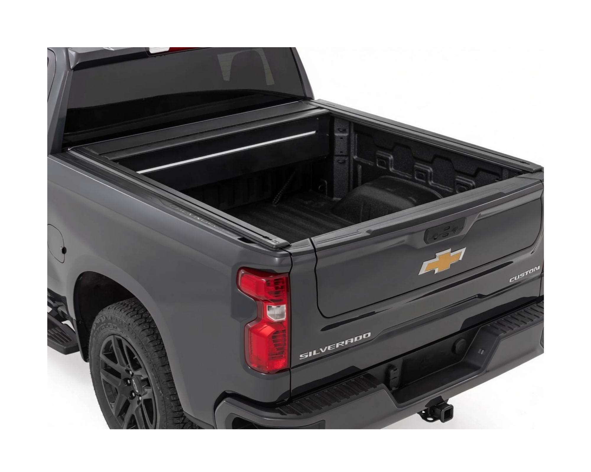Elektriskt flaklock från Mad Truck Accessories med artikelnummer MT-E-10130S. Passar till Chevrolet Silverado 1500 & GMC Sierra 1500.