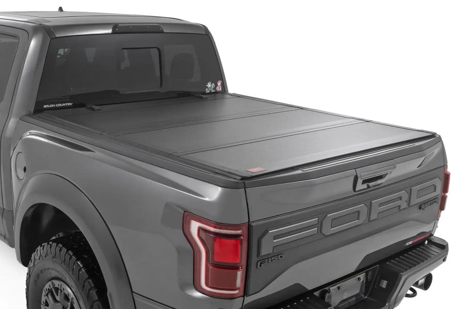 Hard Tri-Fold Flip Up Bed Cover 5'7" - F-150
